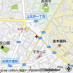 東京都世田谷区船橋6丁目11-6周辺の地図