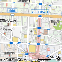 東京都八王子市東町10周辺の地図