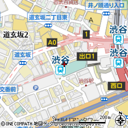 啓文堂書店渋谷店周辺の地図