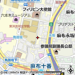 東京国際歯科六本木周辺の地図