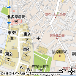 クレセール調布Ｂ周辺の地図