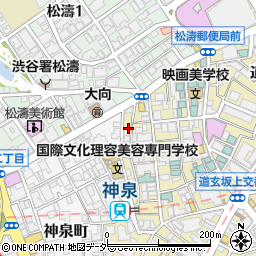 東京都渋谷区円山町13周辺の地図