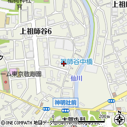 東京都世田谷区上祖師谷周辺の地図