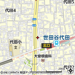 東京都世田谷区代田5丁目8周辺の地図