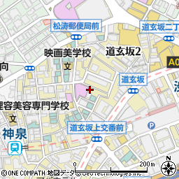 東京都渋谷区道玄坂2丁目14-17周辺の地図