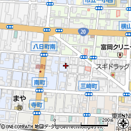 東京都八王子市南町2-11周辺の地図
