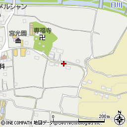 山梨県甲州市勝沼町下岩崎1206周辺の地図