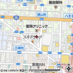 東京都八王子市中町3周辺の地図
