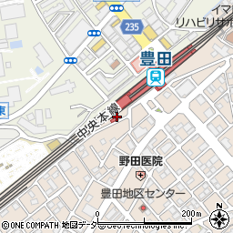 日野警察署豊田駅前交番周辺の地図