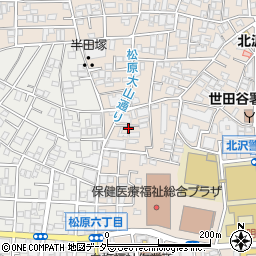 東京都世田谷区松原6丁目31周辺の地図