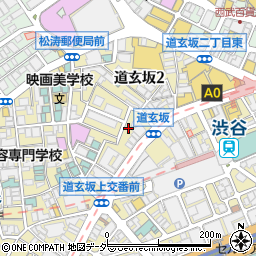 東京都渋谷区道玄坂2丁目17周辺の地図