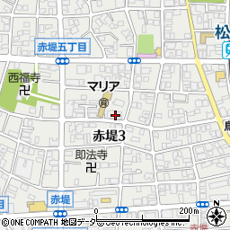 カトリック東京大司教区赤堤教会周辺の地図