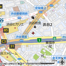 渋谷クロスタワー周辺の地図