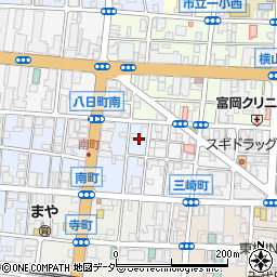 東京都八王子市南町2周辺の地図