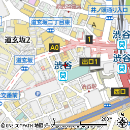 東京都渋谷区道玄坂2丁目6-8周辺の地図