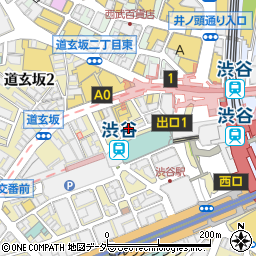 東京都渋谷区道玄坂2丁目6-7周辺の地図