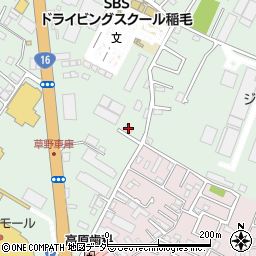 千葉県千葉市稲毛区長沼町343周辺の地図