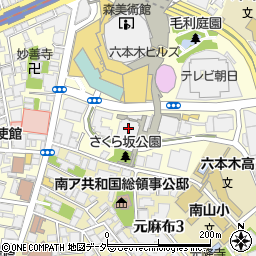 すきや橋次郎六本木ヒルズ店周辺の地図