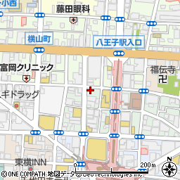 東京都八王子市東町10-6周辺の地図