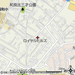 ロイヤルヒルズ弐番館周辺の地図
