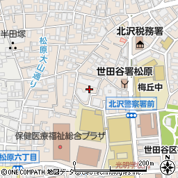 東京都世田谷区松原6丁目29周辺の地図