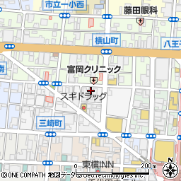 東京都八王子市中町3-9周辺の地図