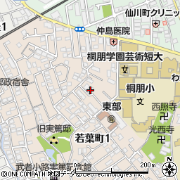 桐朋学園教職員住宅周辺の地図