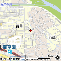 東京都日野市百草2001周辺の地図