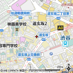 東京都渋谷区道玄坂2丁目17-3周辺の地図
