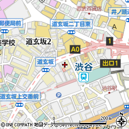 渋谷占いの館周辺の地図