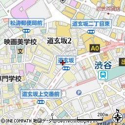 東京都渋谷区道玄坂2丁目16-2周辺の地図