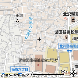 東京都世田谷区松原6丁目30-10周辺の地図