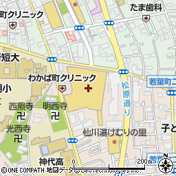 食品館あおば　仙川店周辺の地図