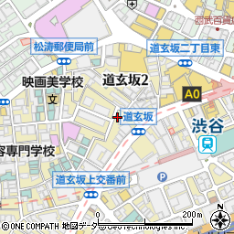 東京都渋谷区道玄坂2丁目17-4周辺の地図