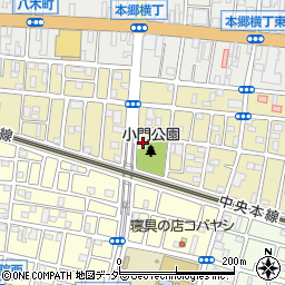 東京都八王子市小門町74周辺の地図