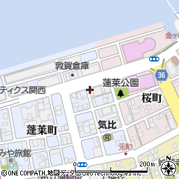 株式会社若狭物流敦賀倉庫周辺の地図