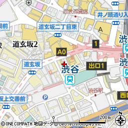 楽園　渋谷道玄坂店周辺の地図