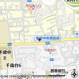 ＪＡ東京中央本店千歳店周辺の地図
