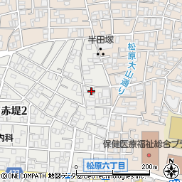 東京都世田谷区赤堤2丁目32-18周辺の地図