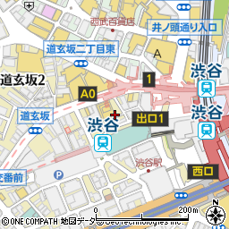 東京都渋谷区道玄坂2丁目6-6周辺の地図