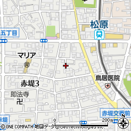 東京都世田谷区赤堤3丁目6-17周辺の地図