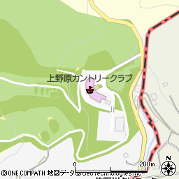 上野原カントリークラブ周辺の地図