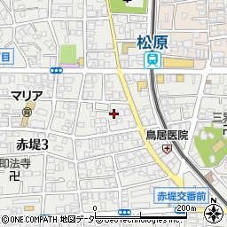 東京都世田谷区赤堤3丁目6-19周辺の地図