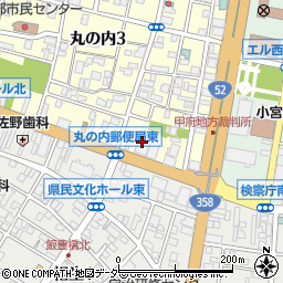 日本生命保険相互会社　甲府支社周辺の地図