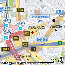 イデーショップヴァリエテ渋谷店周辺の地図