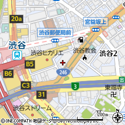 東京都渋谷区渋谷2丁目17-5周辺の地図