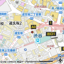 東京都渋谷区道玄坂2丁目6-14周辺の地図