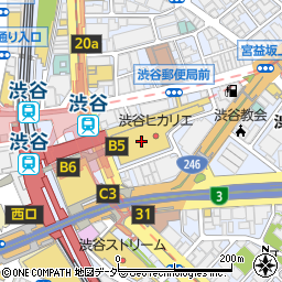 渋谷ヒカリエＳｈｉｎＱｓ周辺の地図