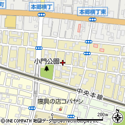 東京都八王子市小門町79周辺の地図