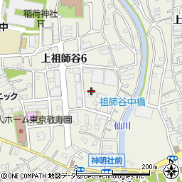 東京都世田谷区上祖師谷6丁目10周辺の地図